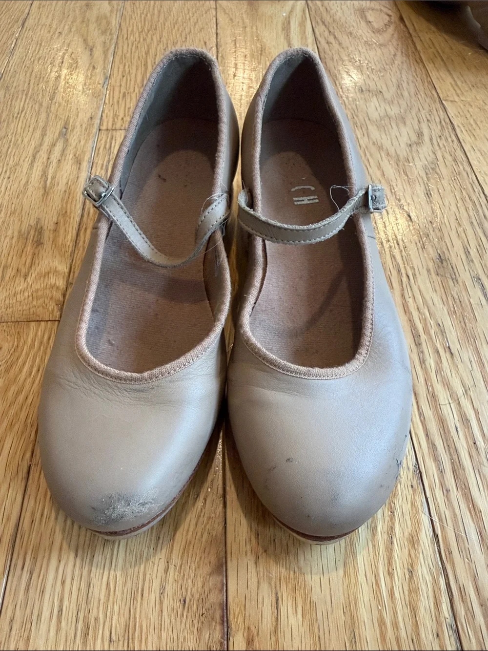 Bloch Kids Beige/Tan Mary Jane Dance Tap Shoes